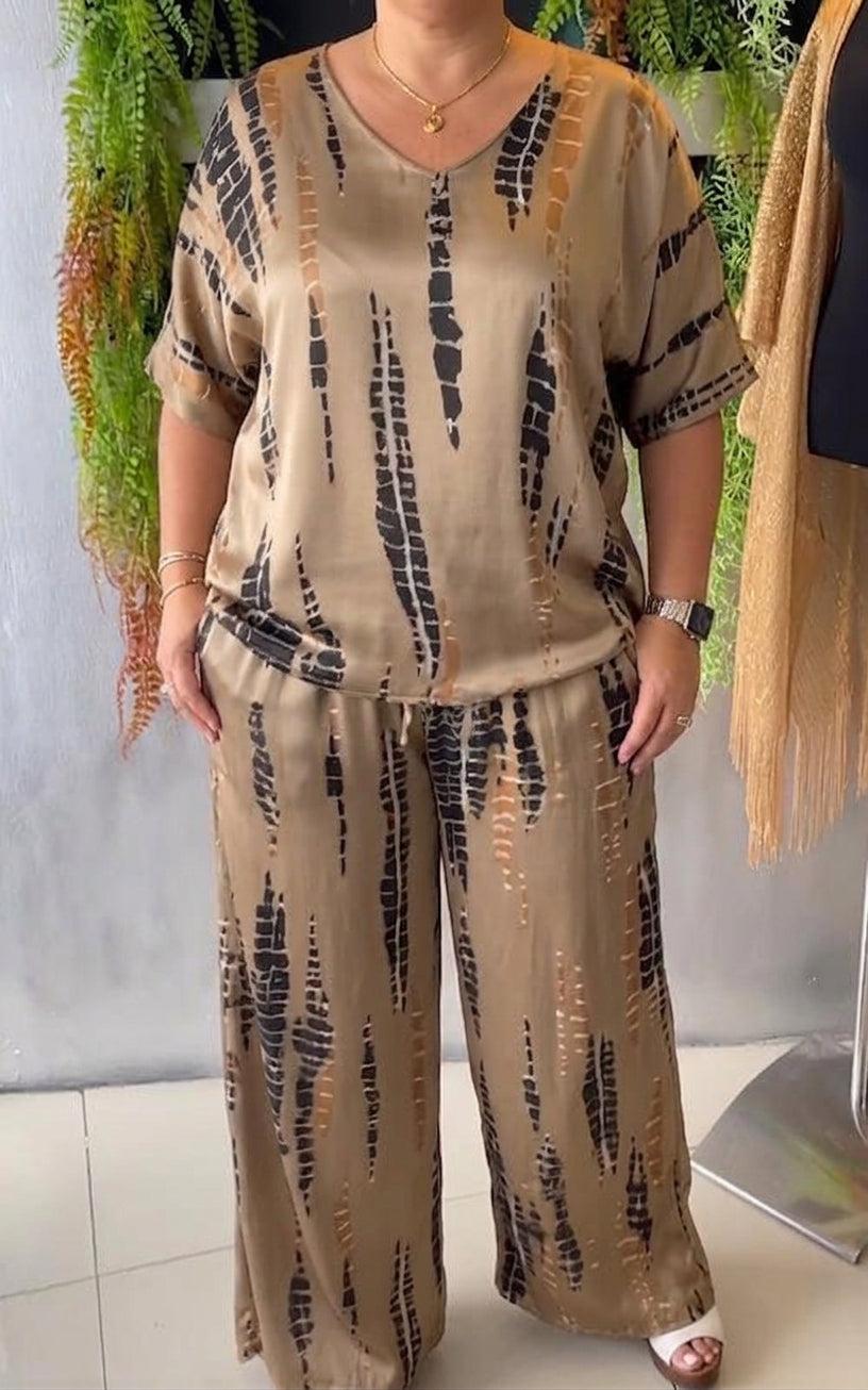 Freya  Co-ord Set Printed Two-Piece