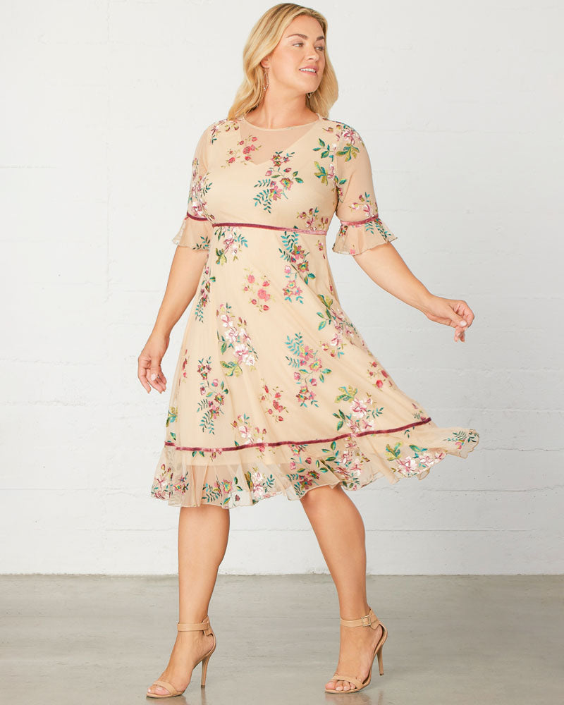 Wildflower Embroidered Dress - Sale!
