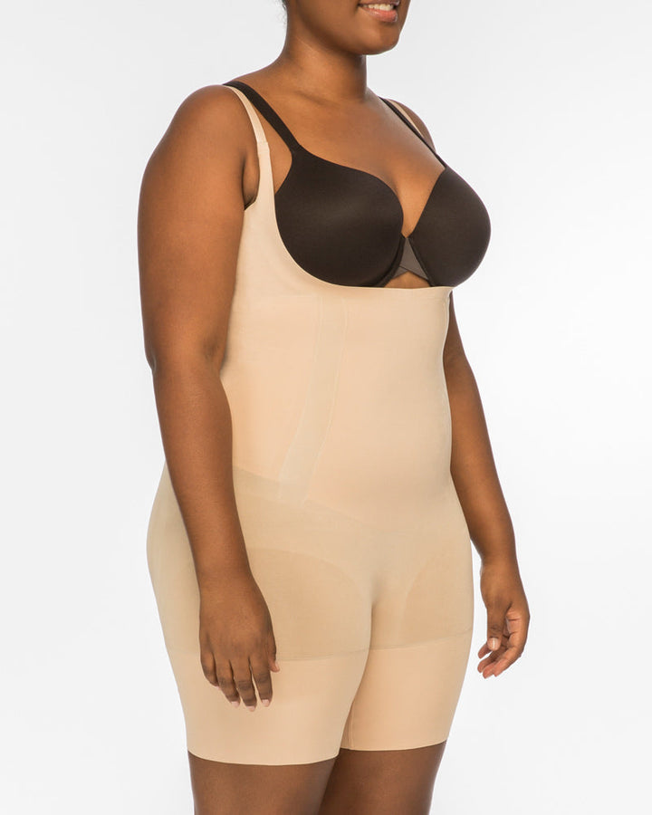 OnCore Open-Bust Mid-Thigh Bodysuit by SPANX