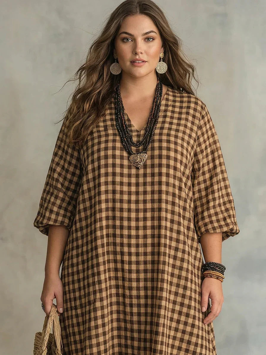 Bellamy | Check Maxi Dress