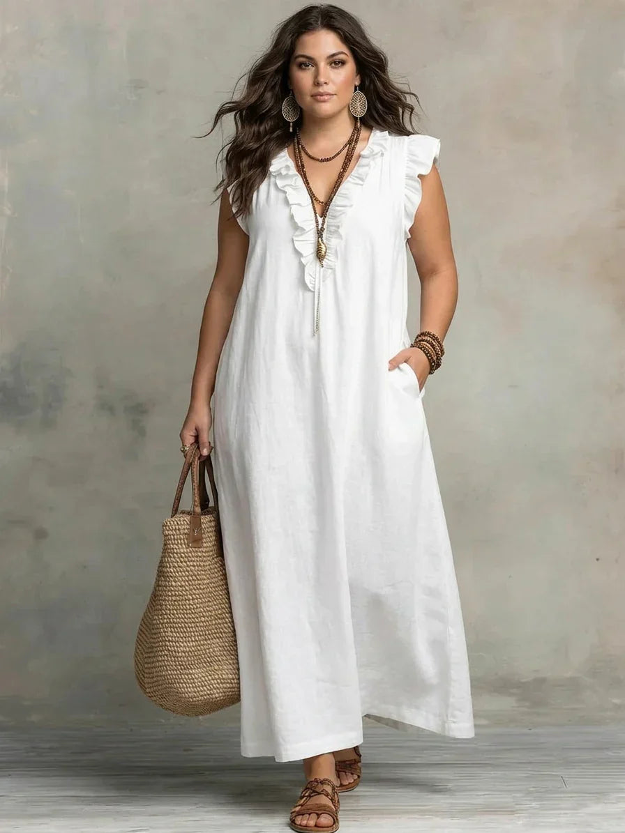 Esm | Boho Ruffle Maxi Dress