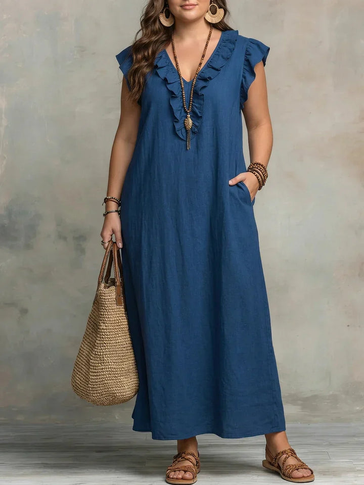 Esm | Boho Ruffle Maxi Dress