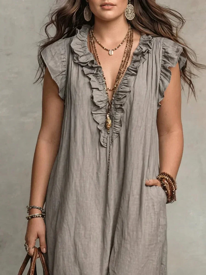 Esm | Boho Ruffle Maxi Dress