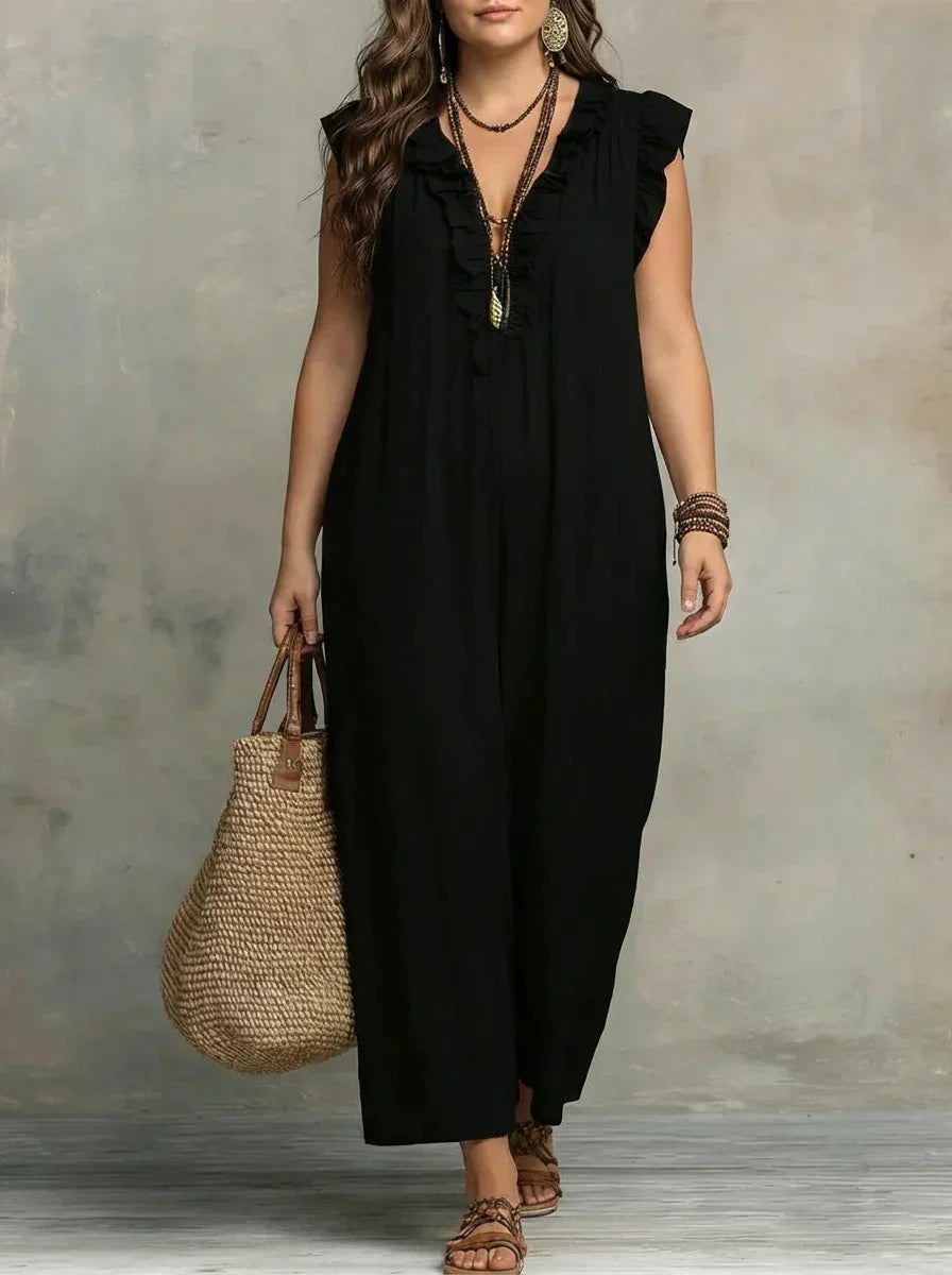 Esm | Boho Ruffle Maxi Dress