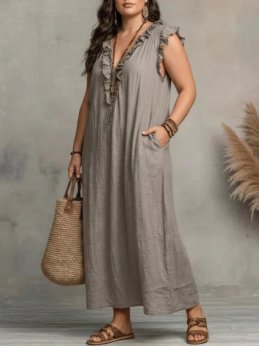 Esm | Boho Ruffle Maxi Dress