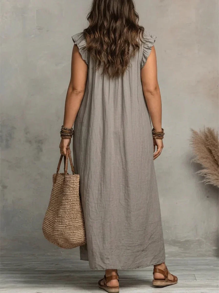 Esm | Boho Ruffle Maxi Dress