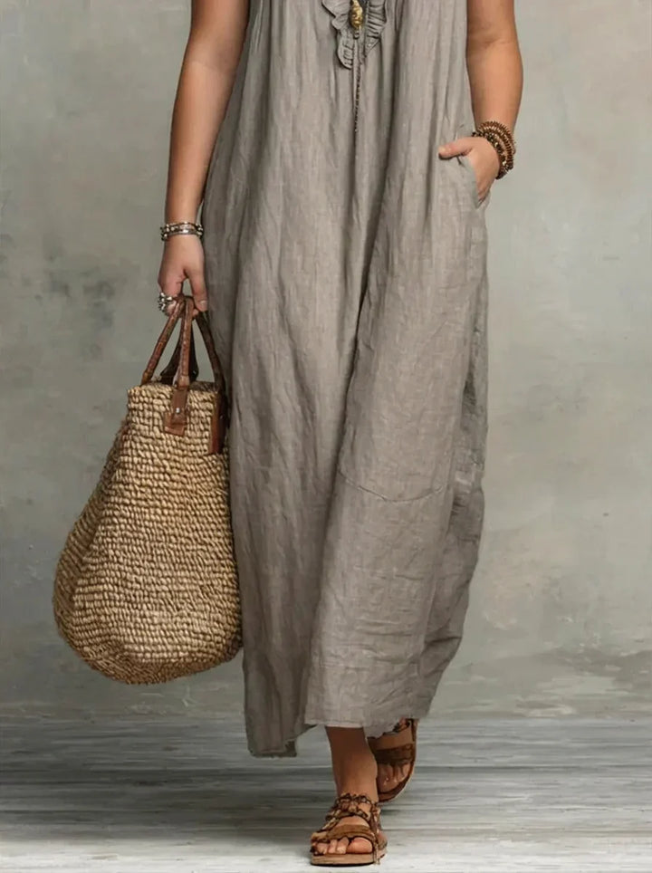 Esm | Boho Ruffle Maxi Dress