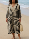 ZINNIA | MONOCHROME MAXI DRESS