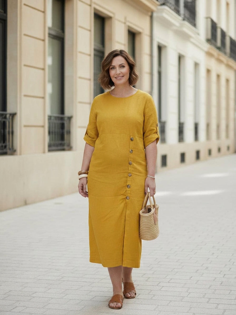 Esm - Linen Elegance Dress
