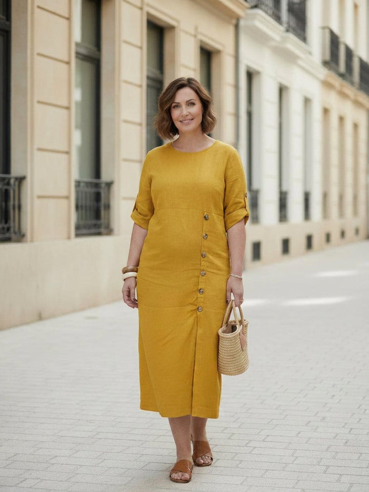 Esm - Linen Elegance Dress
