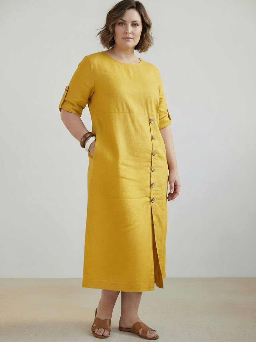 Esm - Linen Elegance Dress