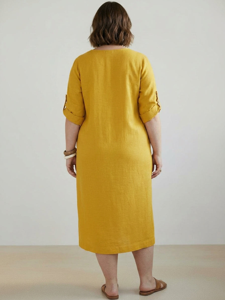 Esm - Linen Elegance Dress