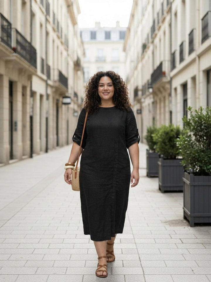 Esm - Linen Elegance Dress