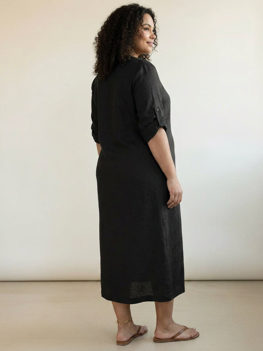 Esm - Linen Elegance Dress