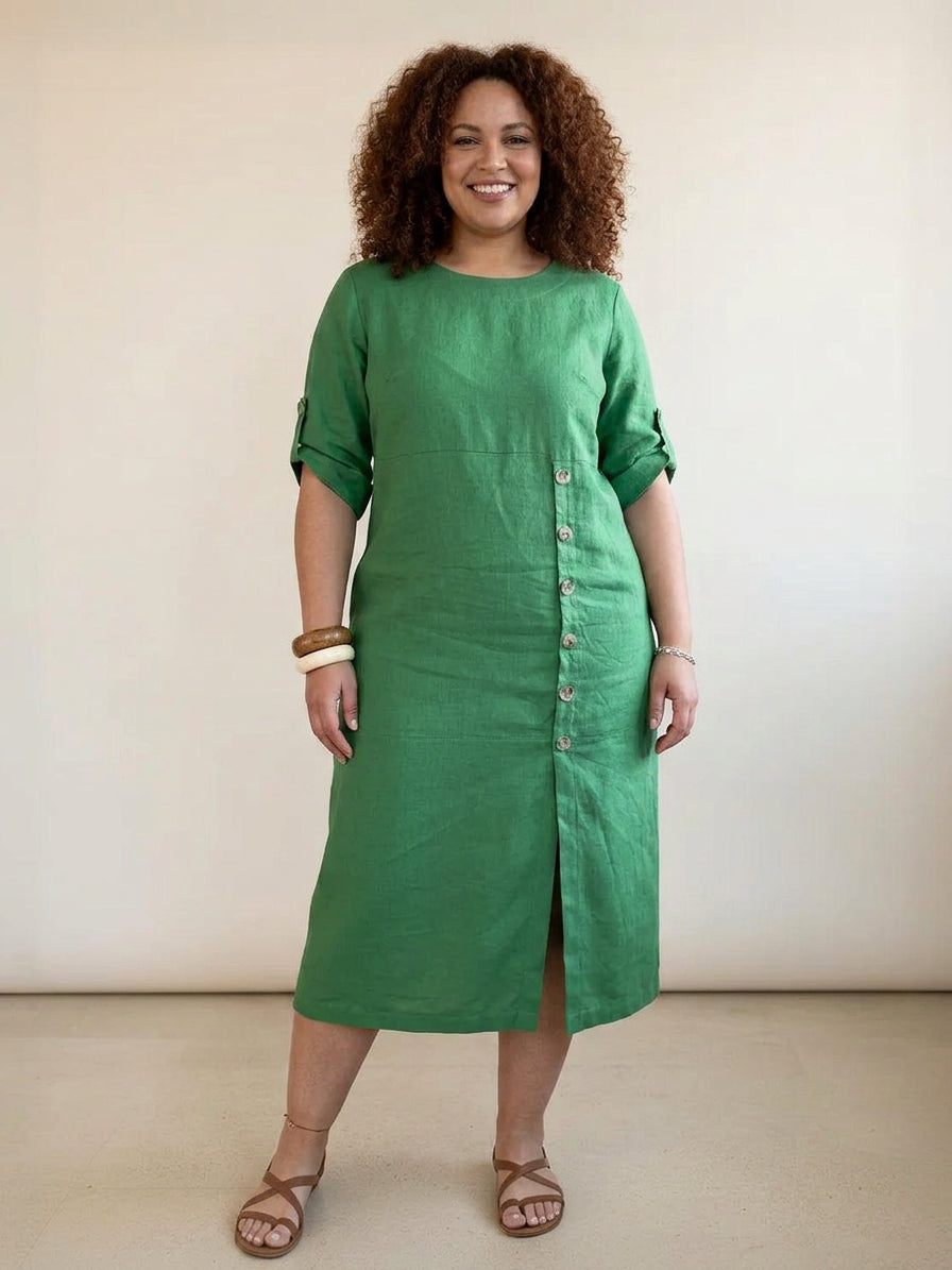 Esm - Linen Elegance Dress