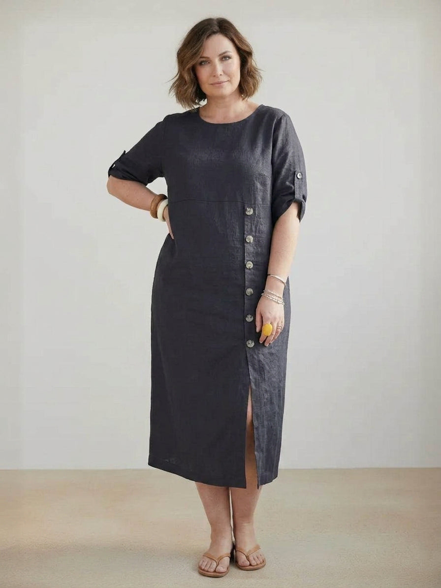 Esm - Linen Elegance Dress