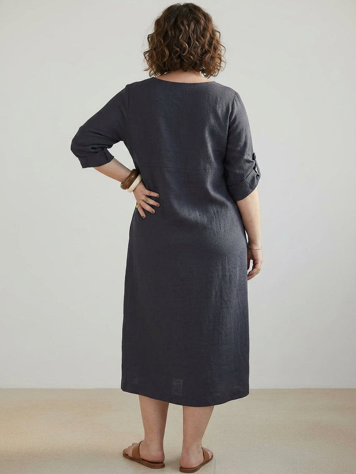 Esm - Linen Elegance Dress
